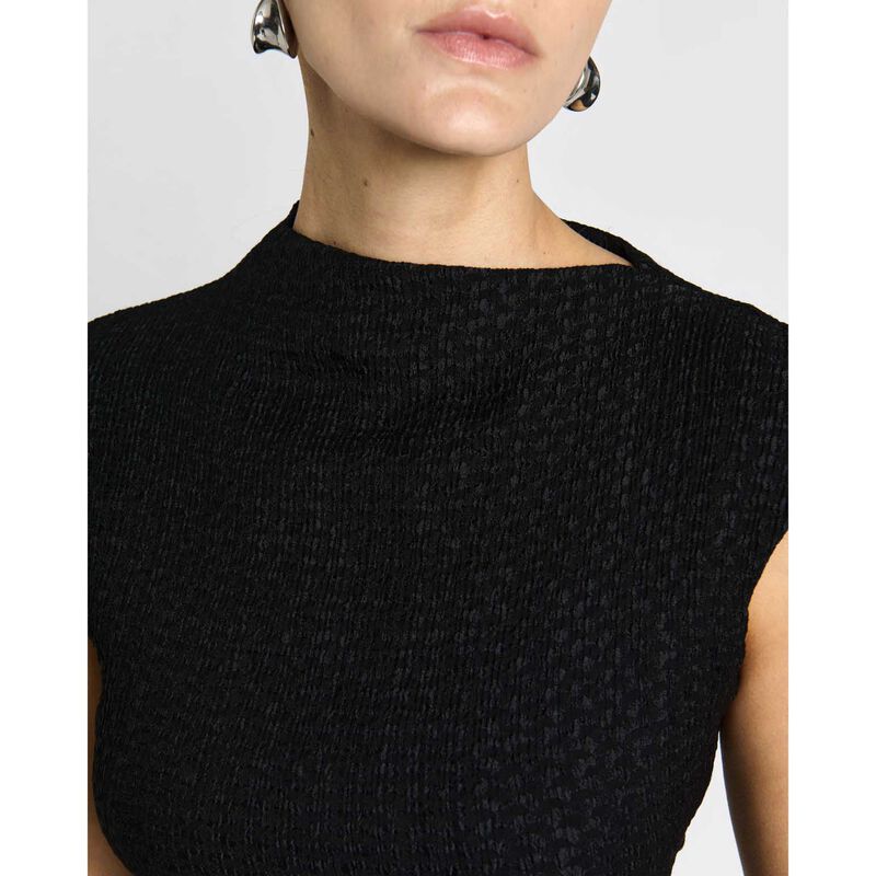 Cue Soft Shirred Jacquard Top image number 2